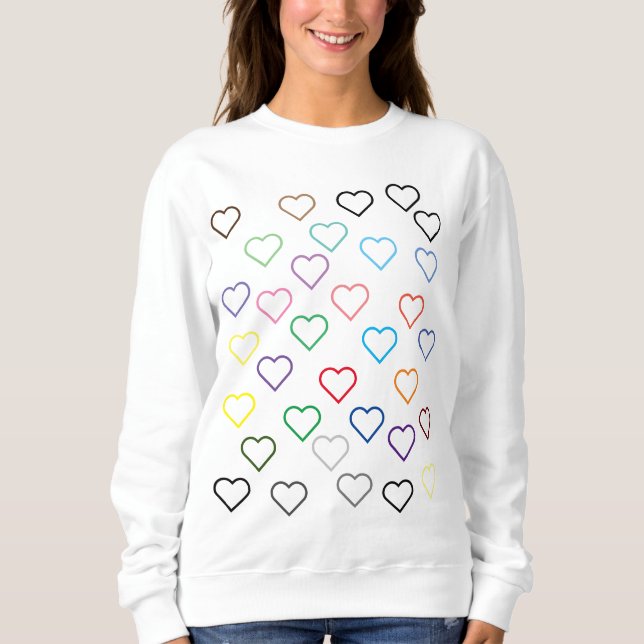 Sweatshirt  heart (Devant)