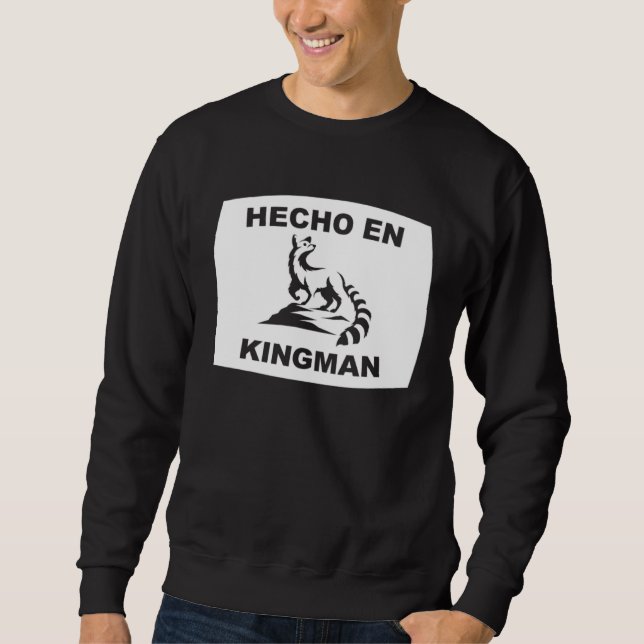 Sweatshirt Hecho en Kingman Arizona Ringtail State Animal (Devant)