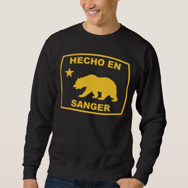 Sweatshirt Hecho en Sager California Republic Pacific Coast (Devant)