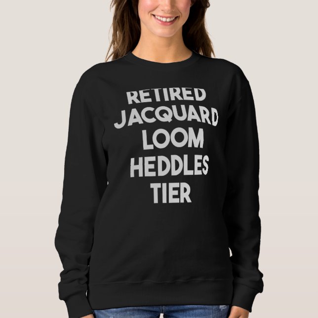 Sweatshirt Hédelles Jacquard Loom retraitées Niveau (Devant)
