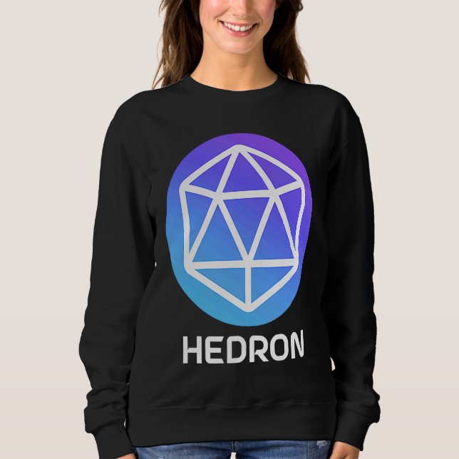 Sweatshirt Hedron et HEX Crypto sur PulseChain Échange de NFT (Devant)