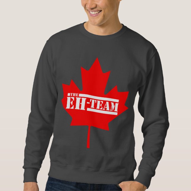 Sweatshirt Hein feuille d'érable du Canada d'équipe (Devant)