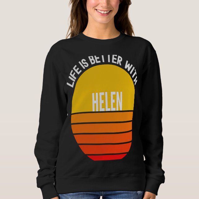 Sweatshirt Helen With Helen (Devant)
