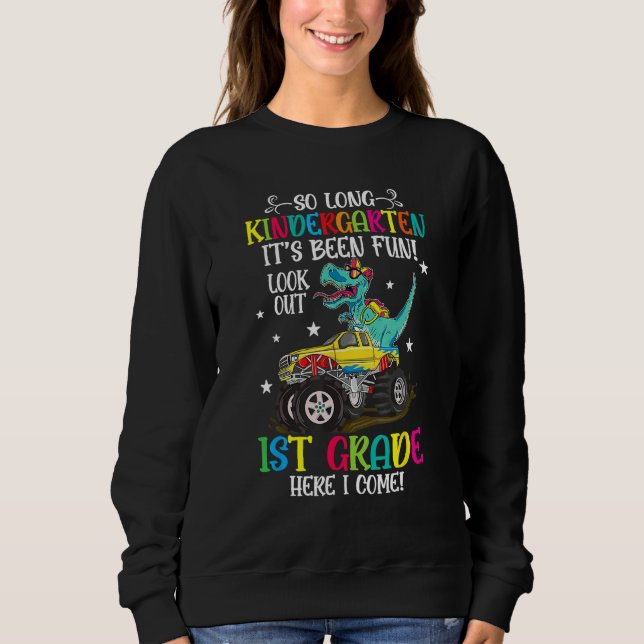 Sweatshirt Hello 1st Grade Teacher Student Back To School Din (Devant)