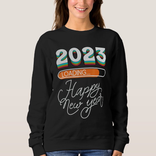 Sweatshirt Hello 2023 Happy New Year 2023 31st December 2023  (Devant)