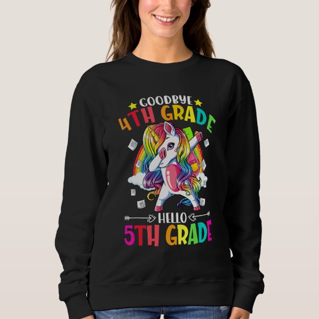 Sweatshirt Hello 5th Grade Teacher Student Back To School Uni (Devant)