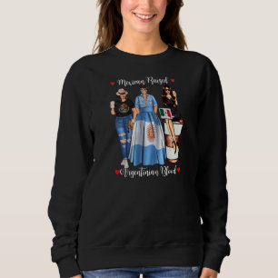 Sweatshirt Héritage Argentin Mexicain Féminin Né Au Mexique F