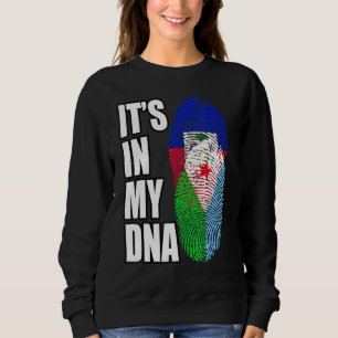 Sweatshirt Héritage Du Drapeau ADN Mix Haïtien Et Djibouti