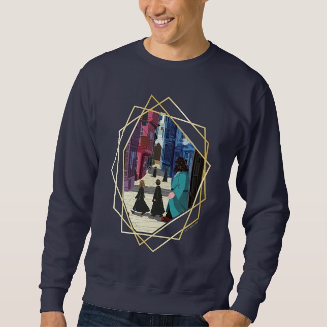 Sweatshirt Hermione, HARRY POTTER™ & Hagrid dans Diagon Alley (Devant)