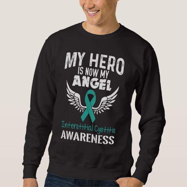 Sweatshirt Hero Now Angel Interstitial Cystitis Awareness Sup (Devant)