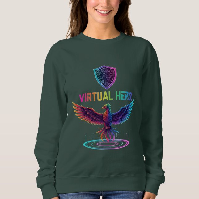 Sweatshirt "Héros Virtuel (Devant)