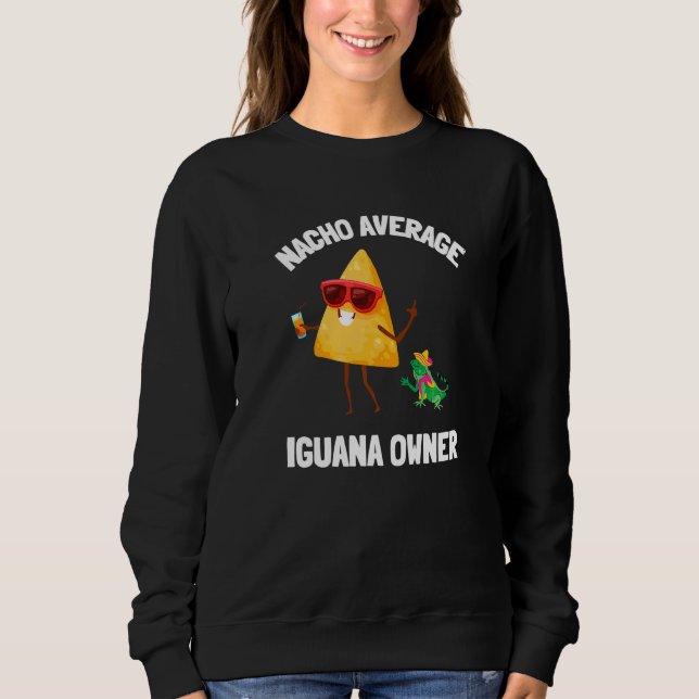 Sweatshirt Herpétologiste Iguana Lizard Galápagos (Devant)