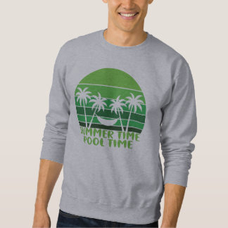 SWEATSHIRT HEURE D'ÉTÉ PISCINE.
