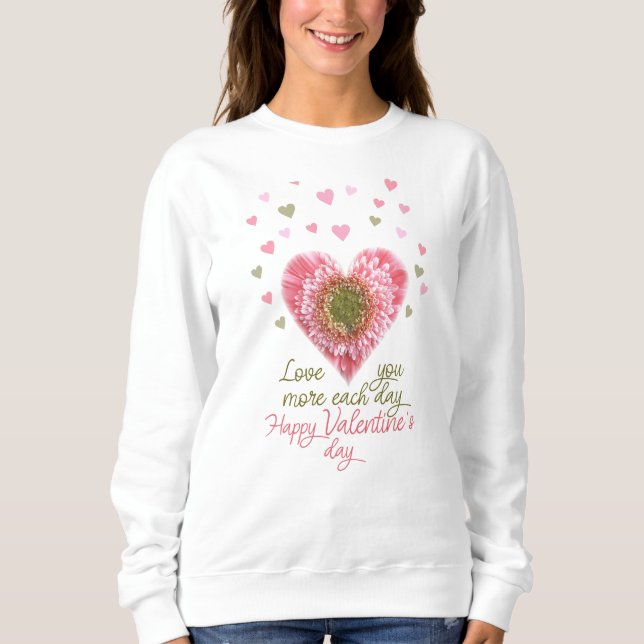 sweatshirt Heureuse Sainte-Valentin (Devant)