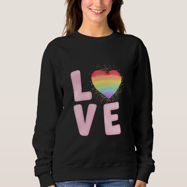 Sweatshirt Heureuse Sainte-Valentin 2023 Idée pour elle (Devant)
