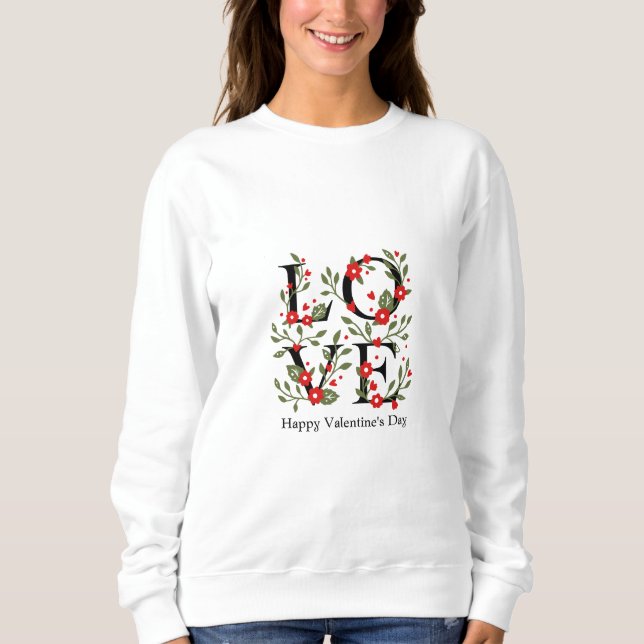 Sweatshirt Heureuse Sainte-Valentin 2023 - Images d'amour élé (Devant)