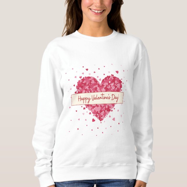 Sweatshirt Heureuse Sainte-Valentin 2024, Aimez-Vous Mon Amou (Devant)