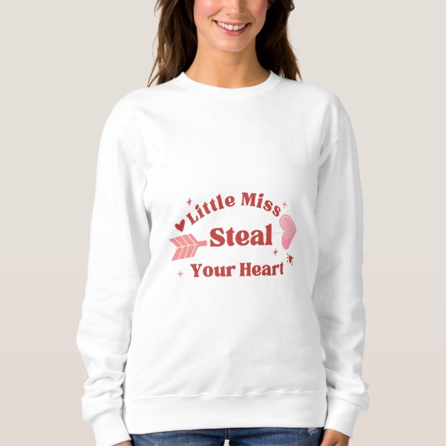 Sweatshirt Heureuse Sainte-Valentin 2024 - Vous Volez Mon Coe (Devant)