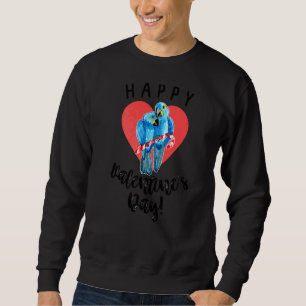 Sweatshirt Heureuse Sainte-Valentin Hyacinth Macaws