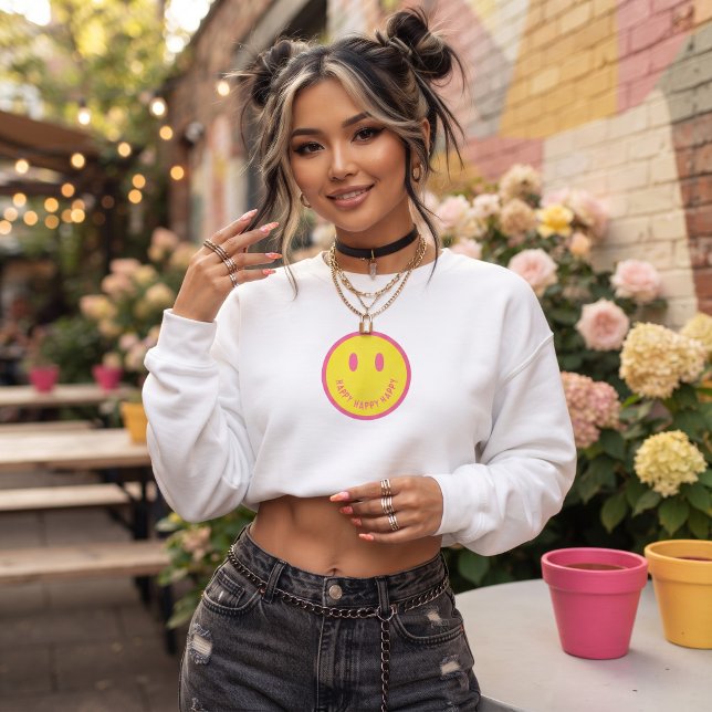 Sweatshirt Heureux (Créateur téléchargé)