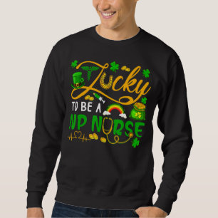 Sweatshirt Heureux D'Être Une Infirmière Np Cool Joyeux Saint