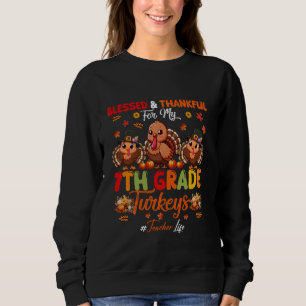 Sweatshirt Heureux Et Heureux Pour Mon Teac De Déchets De 7E