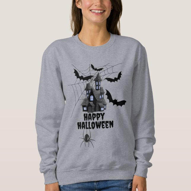 Sweatshirt heureux halloween (Devant)