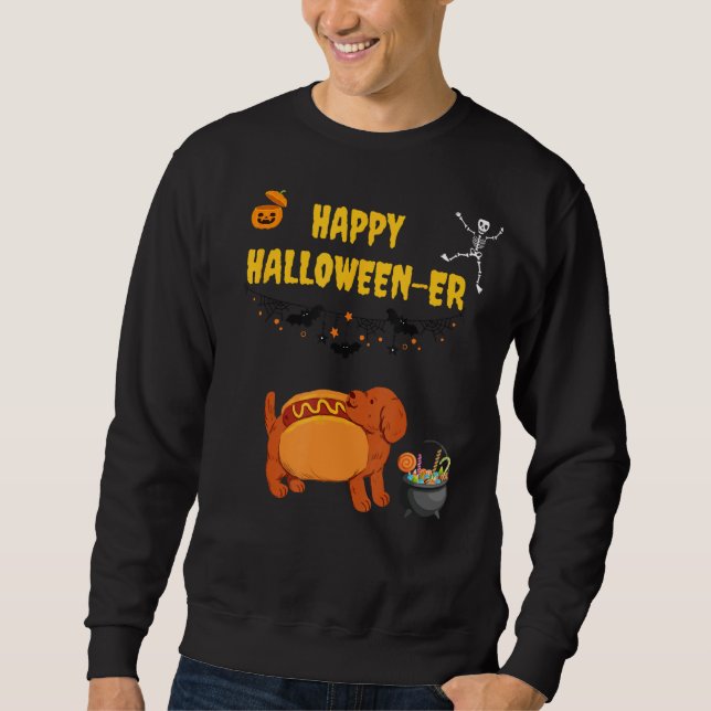 SWEATSHIRT HEUREUX HALLOWEENER (Devant)