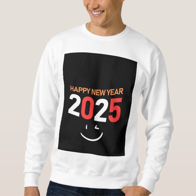Sweatshirt heureux nouvel an 2025 (Devant)