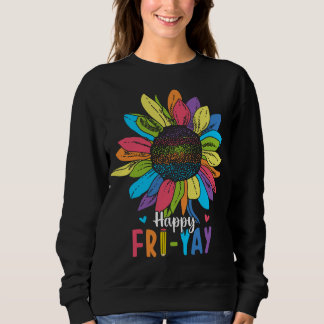 Sweatshirt Heureux Vendredi Vendredi Vendredi Amoureux Profes