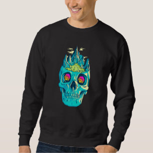 Sweatshirt Hex Crâne Art Crypto Trader Grunge Cool prise Cryp