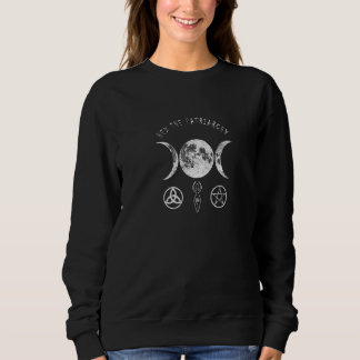Sweatshirt Hex Le Patriarcat Féministe Symboles Wiccan Lune