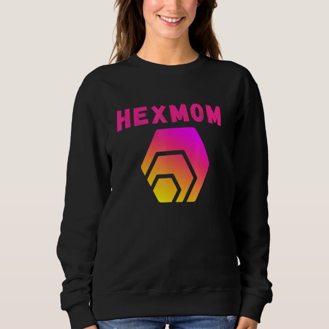 Sweatshirt Hex Maman Cette fille aime Hex Hodl Hex Cryptocurr (Devant)