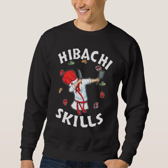 Sweatshirt Hibachi Connoisseur Hibachi Chef Costume Hibachi (Devant)