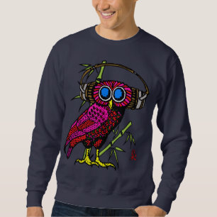 SWEATSHIRT HIBOU DE HUÉE DU DJ VIVANT DU JAPON