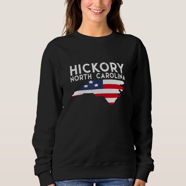 Sweatshirt Hickory Caroline du Nord États-Unis Amérique Voyag (Devant)