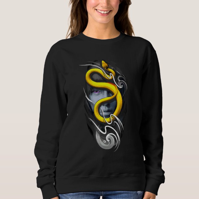 Sweatshirt High Priestess Medusa Greek Mythology (Devant)