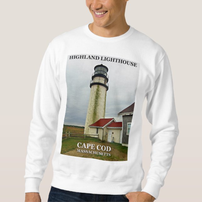 Sweatshirt Highland Lighthouse, cape Cod, Massachusetts (Devant)