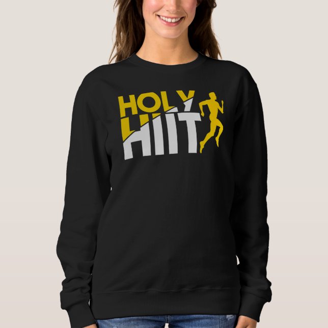 Sweatshirt Hiit d'instructeur personnel haute intensité (Devant)