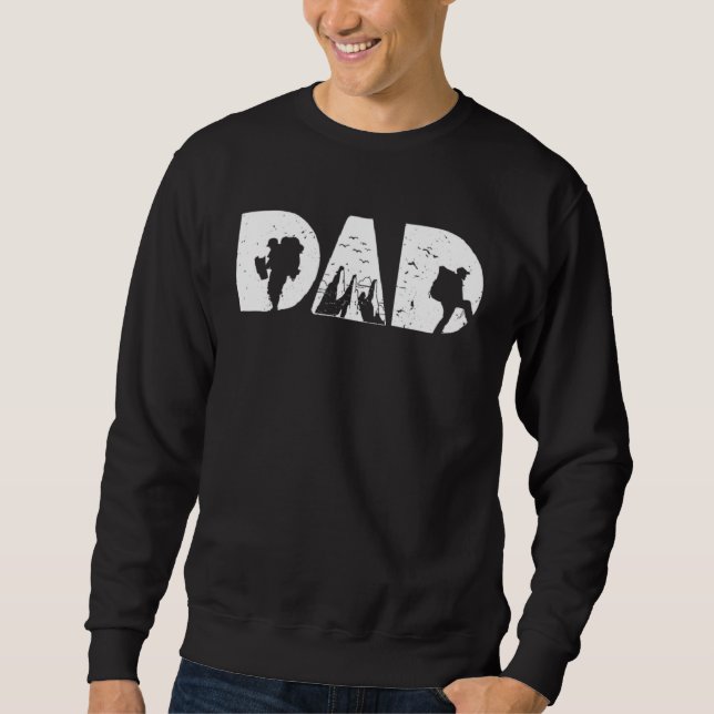 Sweatshirt Hiking Dad  Hikers Hike Hiking (Devant)