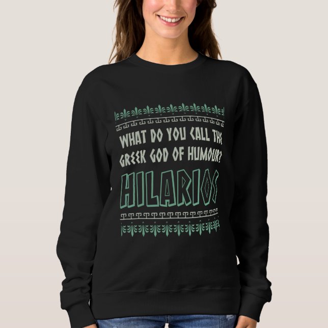 Sweatshirt Hillarios Greek God Ancient Greek Mythology Histor (Devant)