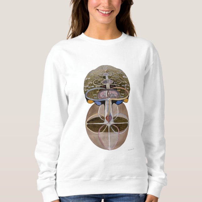 Sweatshirt Hilma af Klint - Arbre de la connaissance, no 1 (Devant)