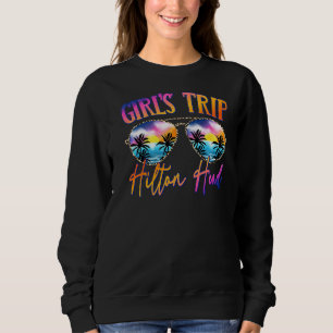 Sweatshirt Hilton Head 2022 Mexique Girls Trip Lunettes de so