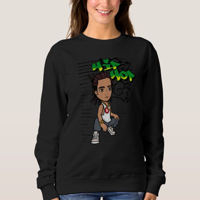 Sweatshirt Hip hop Dancing Break Dance Spring Summer Street P (Devant)