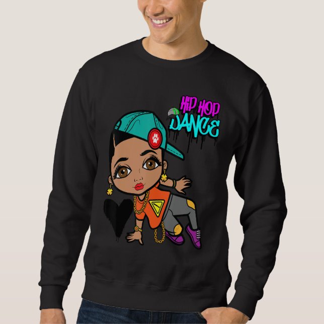 Sweatshirt Hip hop Dancing Break Dance Spring Summer Street P (Devant)