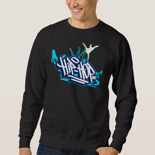 Sweatshirt Hiphop Dance Graffiti Breakdance Airflare Hiphop (Devant)