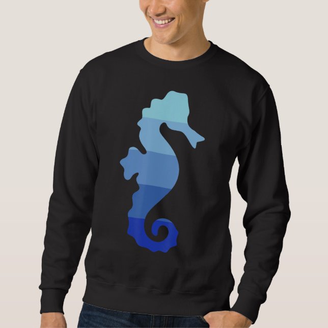 Sweatshirt Hippocampe rétro (Devant)