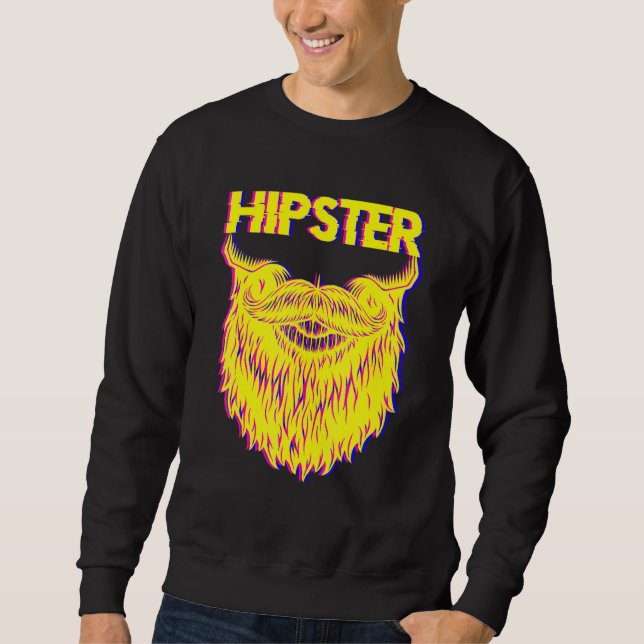 Sweatshirt Hipster ananas Freethinker Nouvel Âge (Devant)