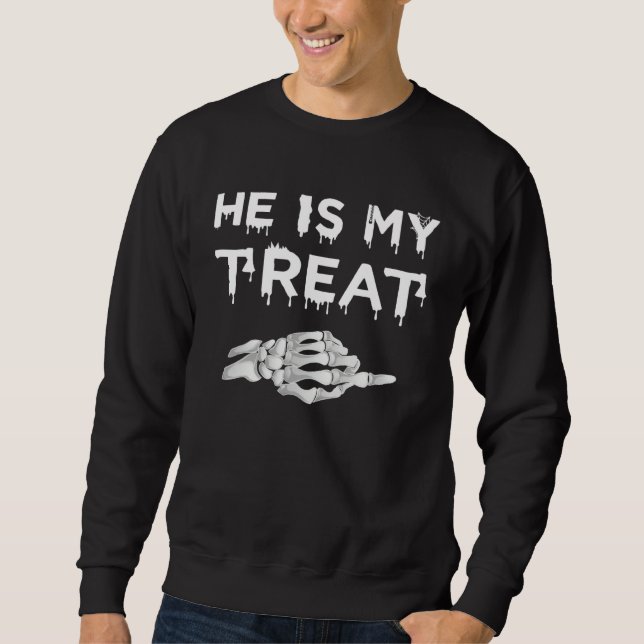 Sweatshirt His Her Matching Halloween Costume Women  Couples (Devant)