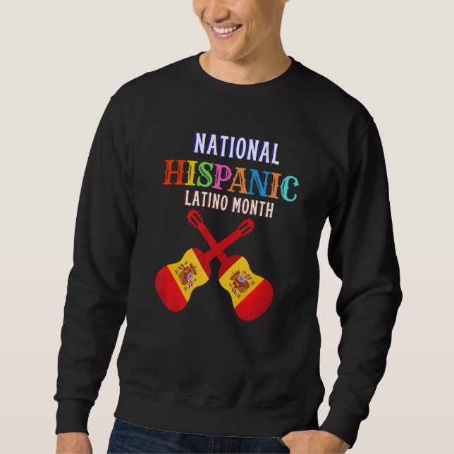 Sweatshirt Hispanic Ceremony Month Prideful Latin Spanish Ami (Devant)